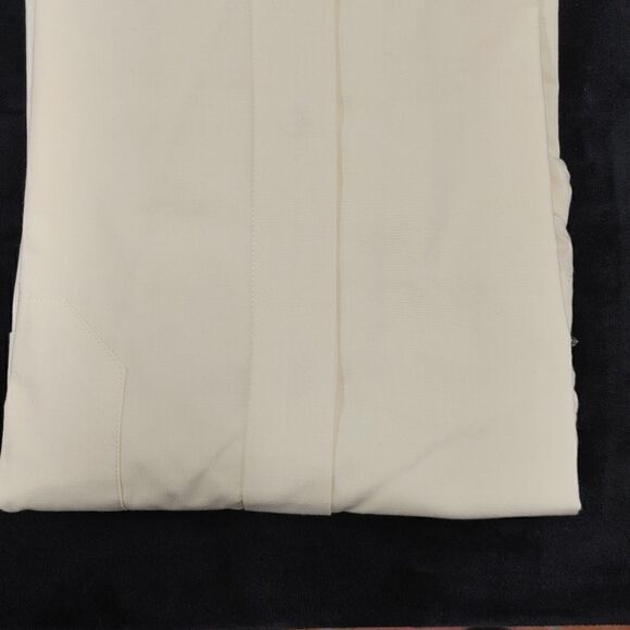 MEN'S FORTINO LANDI YELLOW BANDED COLLAR DRESS SHIRT. REGULAR FIT. - Picture 2 of 4